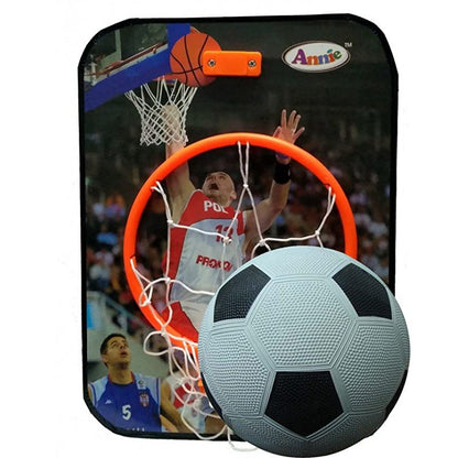 MM TOYS WALL HANGING BASKET BALL BOARD PORTABLE WITH SOFT BALL FOR KIDS INDOOR AND OUTDOOR USE