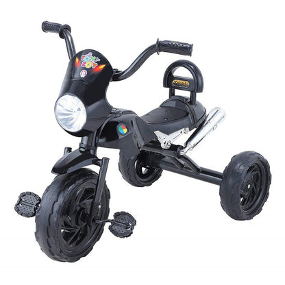 BAJAJ LOVE BABY 527 Tricycle Ideal for Boys & Girls 2-5 Years, Durable Design-Black Grey