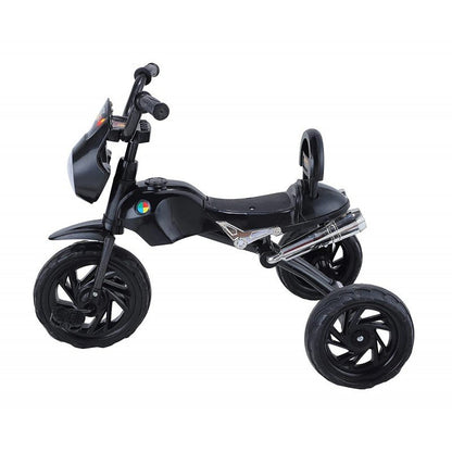 BAJAJ LOVE BABY 527 Tricycle Ideal for Boys & Girls 2-5 Years, Durable Design-Black Grey