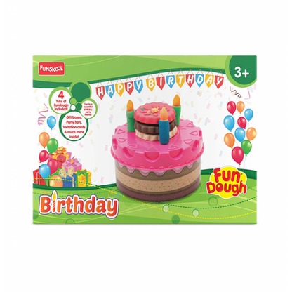 Birthday Fun Dough Set Funskool Make Birthday Set With Dough With Molds For Kids