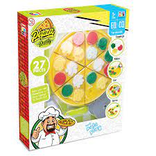 IToys Pizza Party Set for Kids - Interactive Make, Cut & Serve Playset (Age 3+)