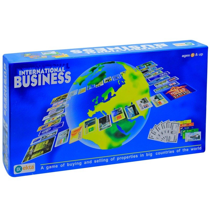 Ekta Game of Money International Business Board Game for Kids (Multicolour) 8 Year And Above