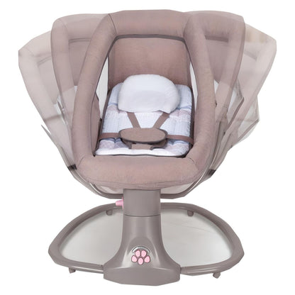 Mastela Deluxe 8106  3-in-1 Brown Multi-functional Bassinet: Play, Nap, Feed Modes with Melodies for 0-36 Months.