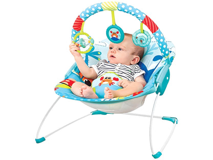 Mastela BabyGroove Electronic Baby Rocker Musical Bouncer Chair, Soothing Vibrations, Toddlers to Newborn, Multicolor (6938)