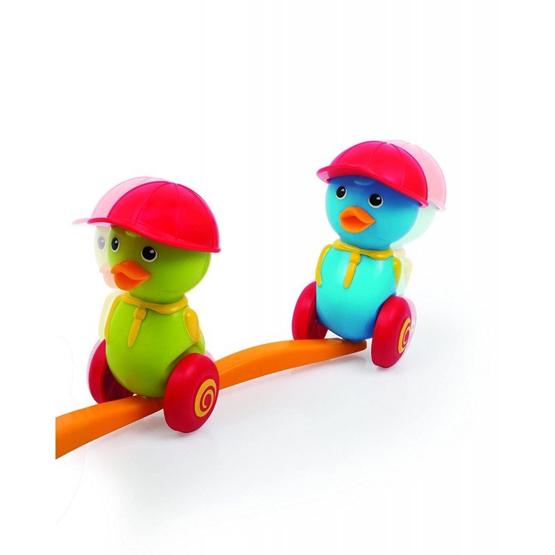 GIGGLES - DUCK PARADE , 2 IN PULL ALONG TOY ,DRUM, LINKING, ENCOURAGES WALKING FOR KIDS