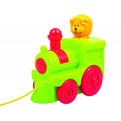 Giggles - 2 in 1 Toy Train, Colourful Animal Pull Along, Walking, Shape Sorting, Pretend Play Toy for 18+ Months Toddlers