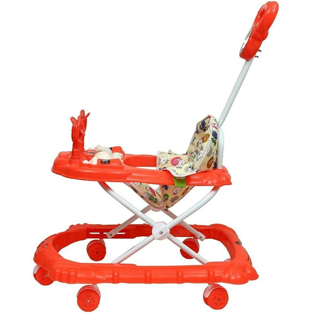 MM toys Adjustable Baby Walker With Music For 6+ Months