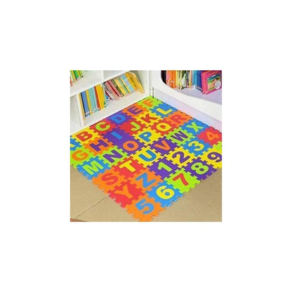 MM Toys Kids Foamy ABC Learning Puzzle Mat: 2ft x 3ft, Engaging Educational Tool for Toddlers in Vibrant Colors