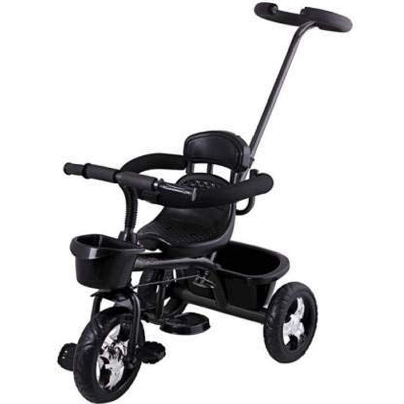 Love Baby 551 Tricycle With Parenting Handle, Safety Guard for 1-4 Year Kids, Enjoyable Rides - Black