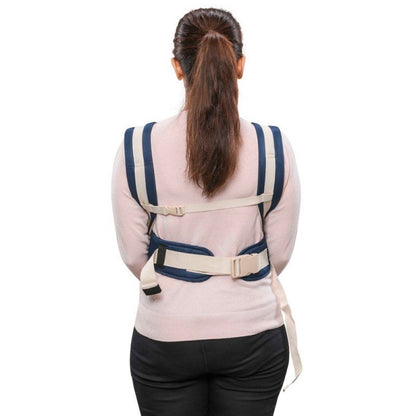 LUVLAP ELEGANT BABY CARRIER WITH 4 CARRY POSITIONS, FOR 4 TO 24 MONTHS BABY, MAX WEIGHT UP TO 15 KGS (DARK BLUE)