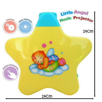 MM TOYS BABY SLEEP PROJECTOR WITH STAR LIGHT SHOW AND MUSIC 8661 (MULTICOLOUR) FOR 0+ MONTHS