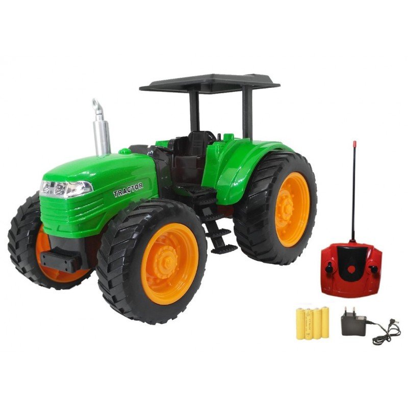 MM TOYS Remote Control Farmer Car Tractor Toy For Kids 2.4 Ghz With Rechargeable Batteries Included 890-1