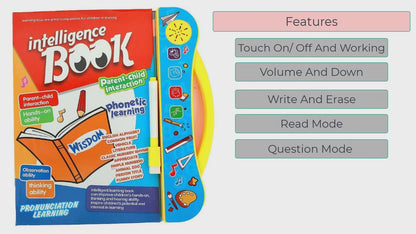 MM TOYS ELECTRONIC KIDS INTELLECTUAL E LEARNING BOOK WITH READING AND SOUND WITH TOUCH FOR 1 YEAR TO 5 YEAR BOY AND GIRLS