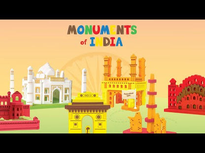 IMAGIMAKE MONUMENTS OF INDIA MAKE 10 MONUMENTS AND LEARN 50+ FACTS DIY KIT BEST GIFT ABOVE 6 YEAR KIDS