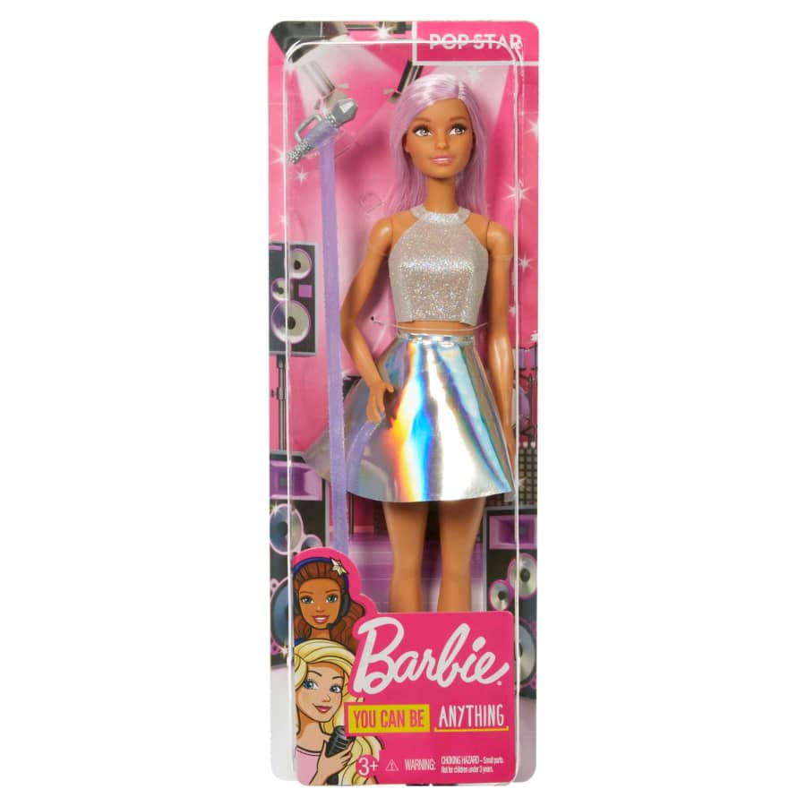 Barbie Original FXN98 Pop Star Barbie with Accessories, Perfect Indoor Toy for Enhancing Creativity and Imagination, Ideal for 3+ Years Girls