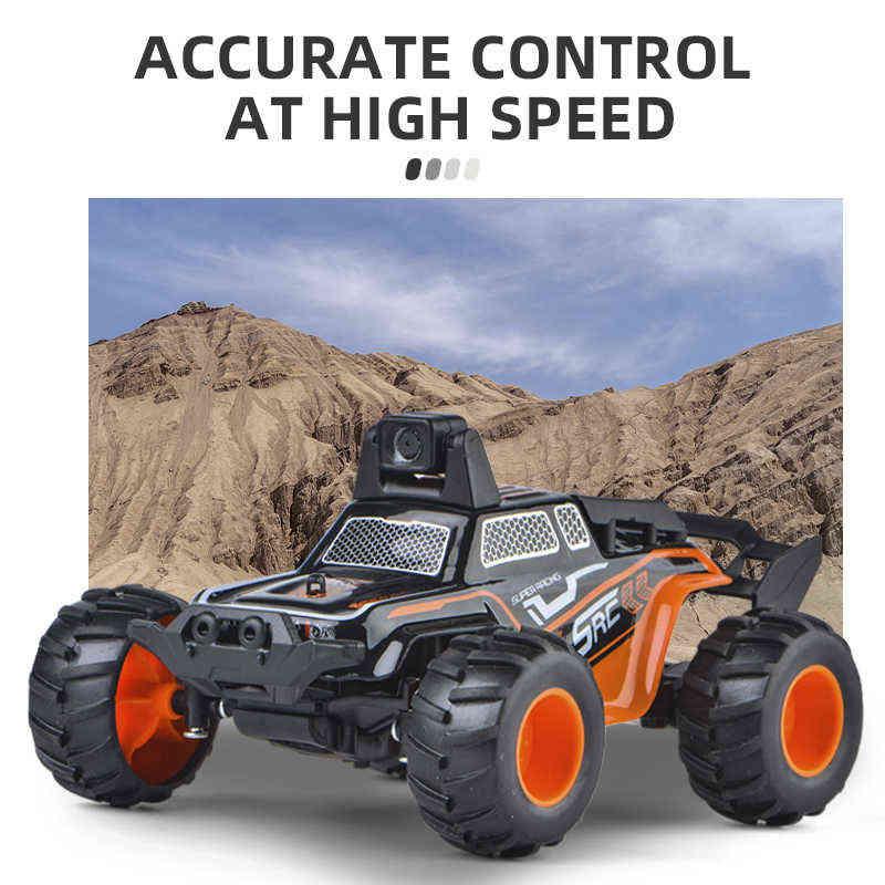 MM TOYS Mini Off-Road Racing RC Car: Wireless Camera Compatible with Android/iOS, High-Speed, High-Torque, Rechargeable Batteries Included
