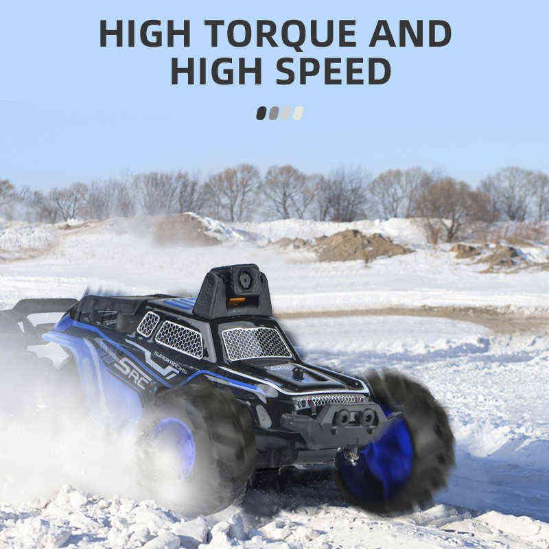 MM TOYS Mini Off-Road Racing RC Car: Wireless Camera Compatible with Android/iOS, High-Speed, High-Torque, Rechargeable Batteries Included