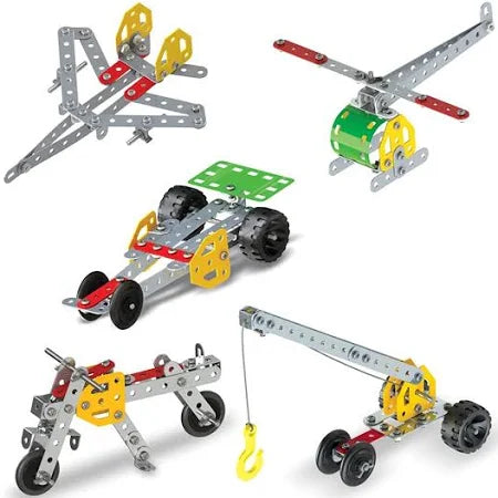 Zephyr Mechanix 0 - STEM Educational DIY Mechanical Engineering Game - 98 pcs, Build 5 Different Models, Ideal for Kids Age 7+