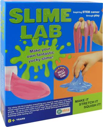 Ekta Slime Lab Game - DIY Slime Making Kit - An Engaging Craft and Science Activity for Kids Aged 8+