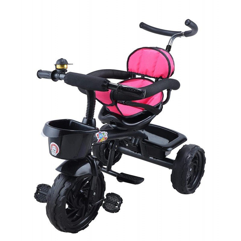 Toyzoy Maple Grand Kids Tricycle TZ-531 Safety Guardrail, Perfect for Boys & Girls, Age 12 Month -4 years, Pink